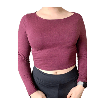 H&M cropped pitkähihainen