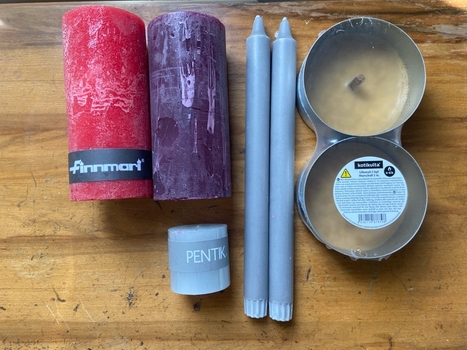 Set of candles