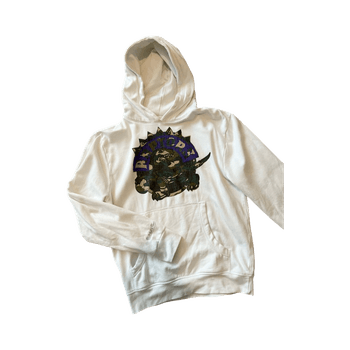 Valkoinen Raptors-huppari