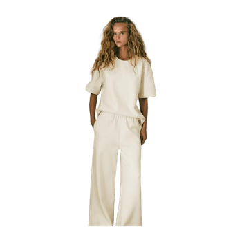Wide leg sweatpants
