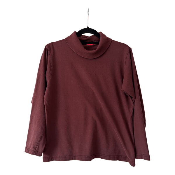 Brown cotton long sleeve