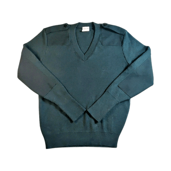 Logistik Canadian Military Surplus 100% Wool Commando Sweater - Dark Green - M