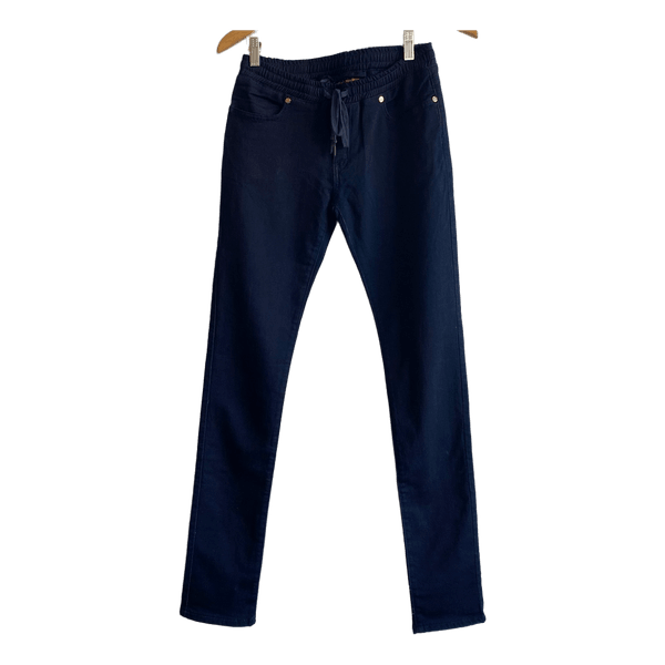 Tory Burch Super Skinny Jeans Women W28 EU 38 Navy Blue Stretch Denim NWT
