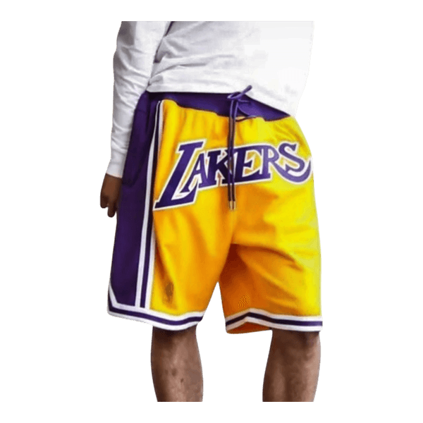 Just Don Los Angeles Lakers 1996-97 NBA shorts size S retro basketball shorts