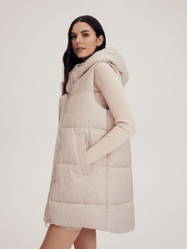 Padded recycled fabric vest