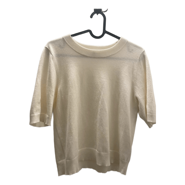 Hvid strikbluse