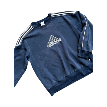 Navy adidas sweatshirt L