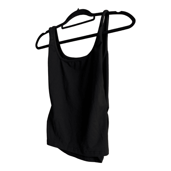 Black tank top