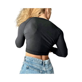 Same Goal Ribbed Crop Top
