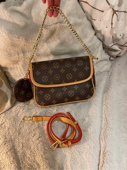 Monogram shoulder bag