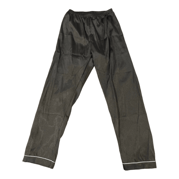 Sorte satin pyjamasbukser