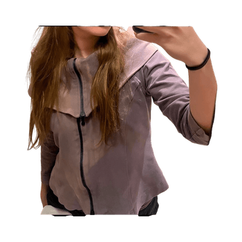 Violet zip-up jacket