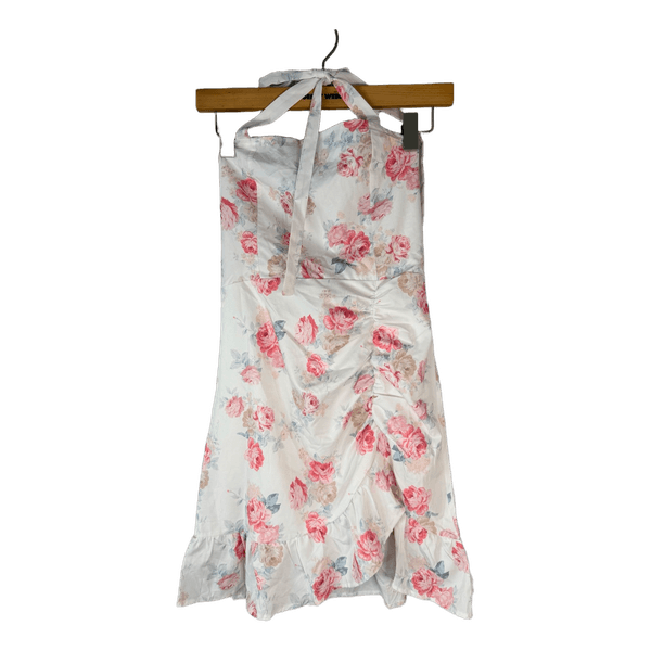 Floral halter dress