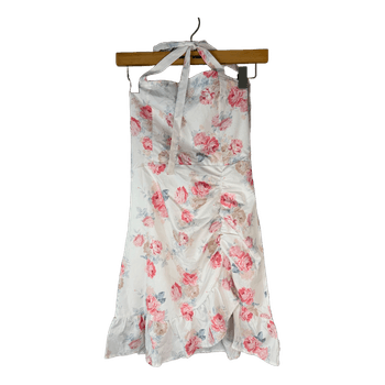 Floral halter dress