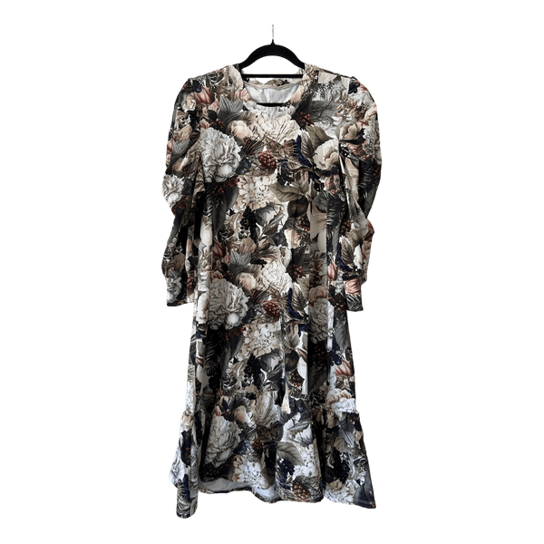 Floral print midi dress