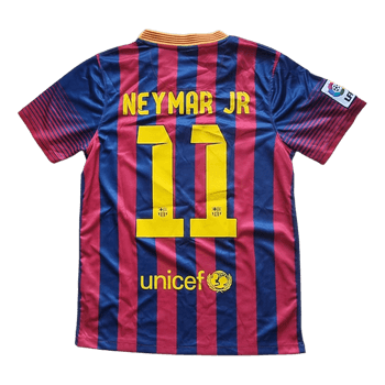 UUSI FC Barcelona 2013/14 Pelipaita – #11 NEYMAR JR (Koko S)
