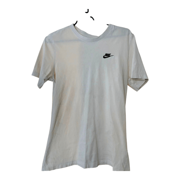 White Nike logo t-shirt