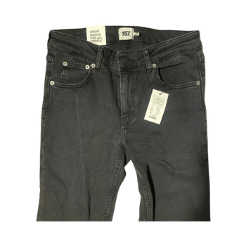 Mustat low boot farkut