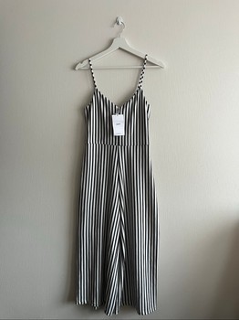 Cropp striped jumpsuit