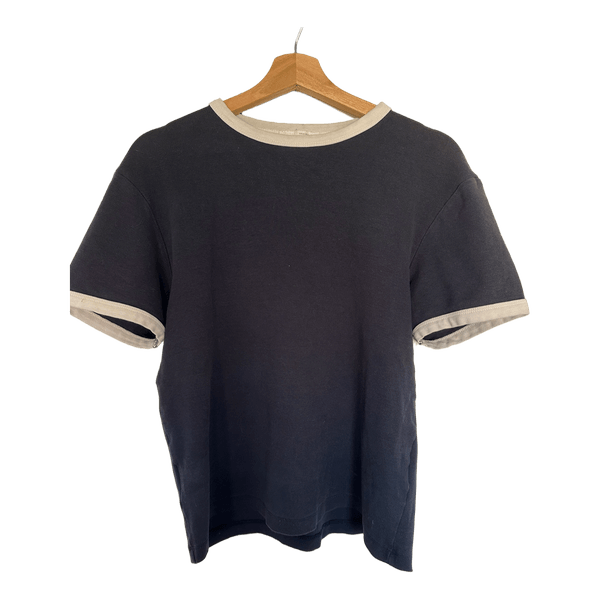 Zara mørkeblå ringer t-shirt