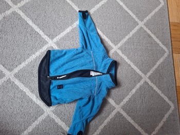Blue fleece jacket