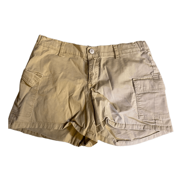 Beige cargo shorts