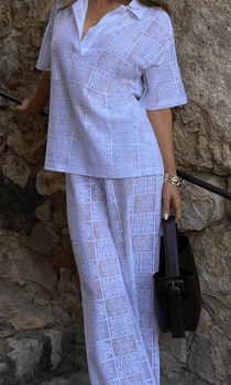 Resort lace trousers