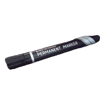 Black permanent marker