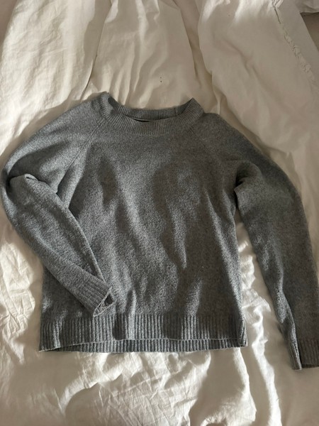 Grå Vero Moda striktrøje
