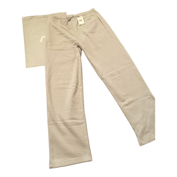 Merido Beige cotton joggers