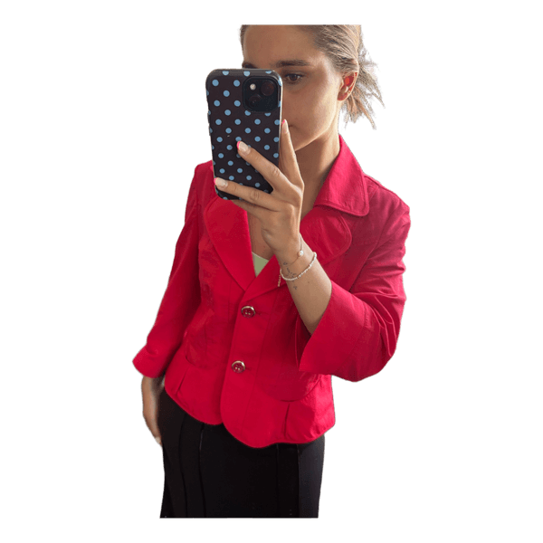 Rød blazer