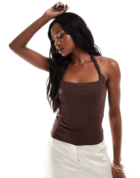 Twist halter top