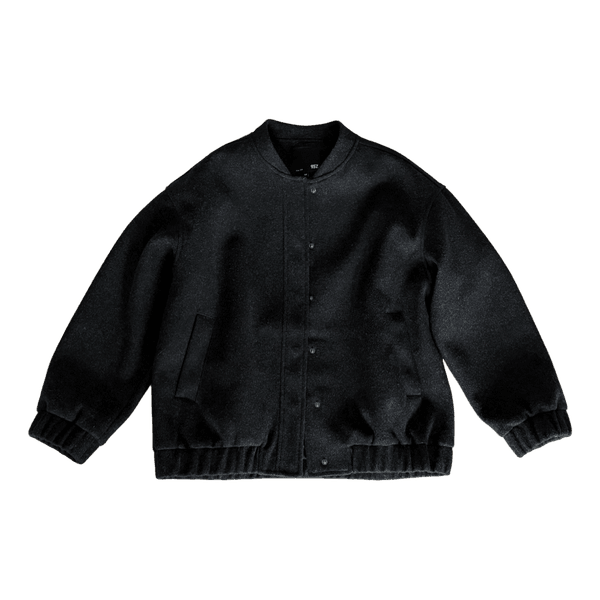 Black bomber jacket