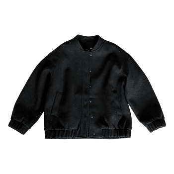 Black bomber jacket