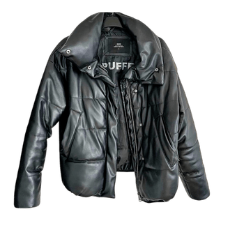 Cropp black puffer jacket