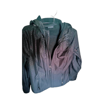 Musta softshell takki