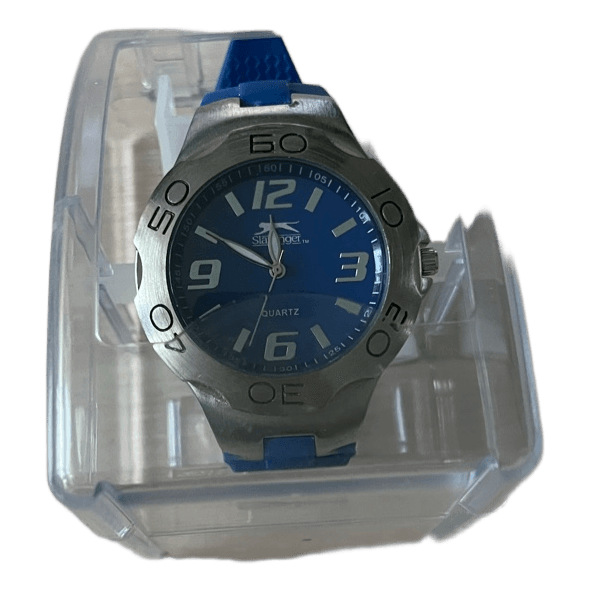 Slazenger blue quartz watch