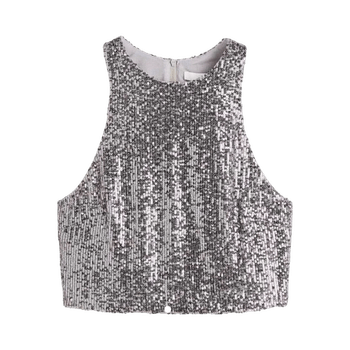 H&M glitter top M 