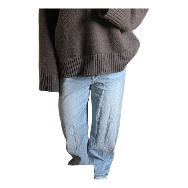 Lysblå wide leg jeans