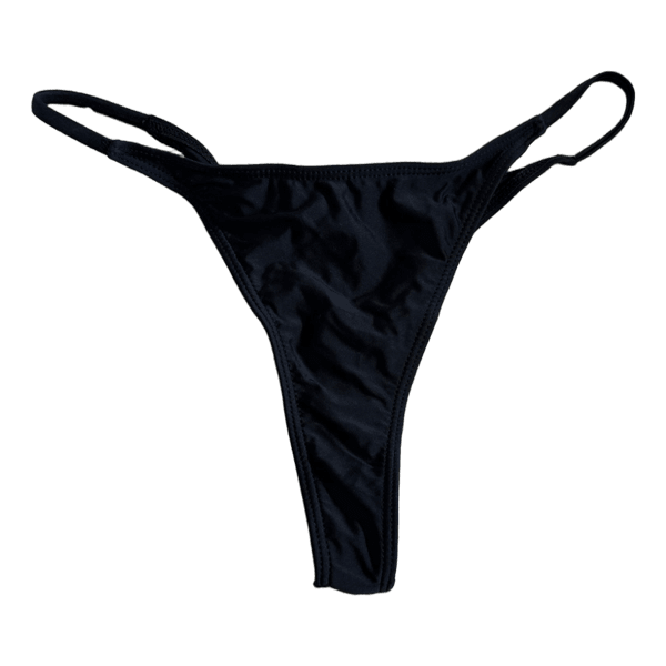 Sort thong bikiniunderdel