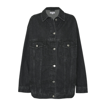 Black denim jacket