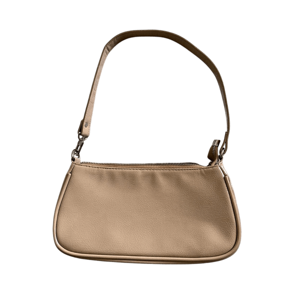 Beige shoulder bag
