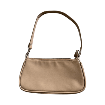 Beige shoulder bag