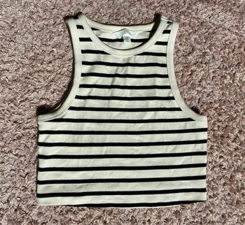 H&M striped tank top