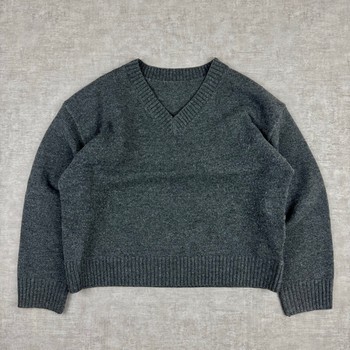 Grey V-neck Sweater