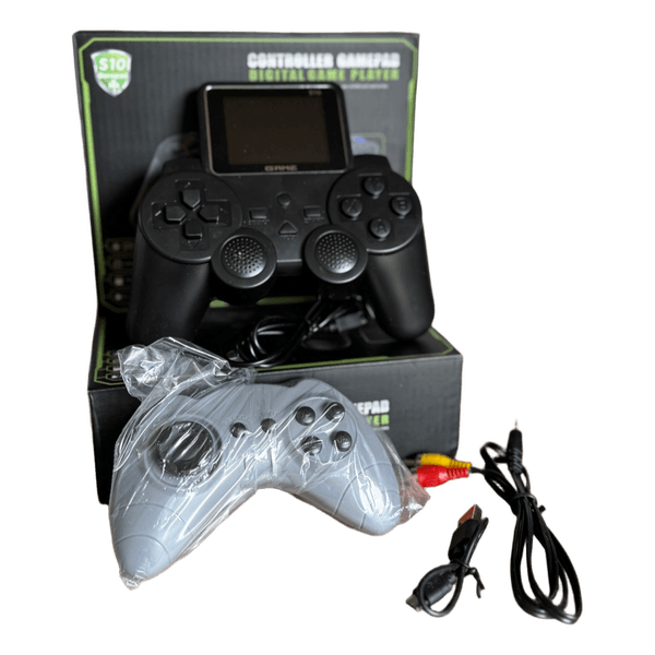 Black handheld game console