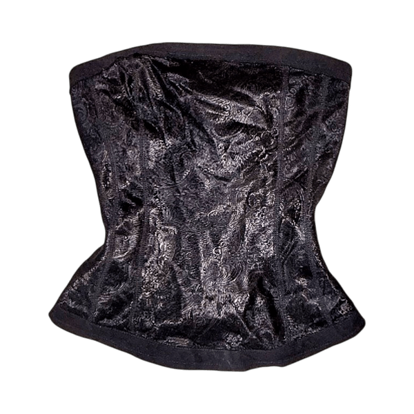 Black lace corset top