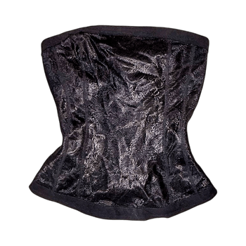 Black lace corset top