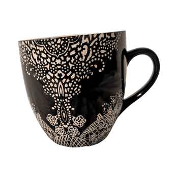 Black Lace Mug