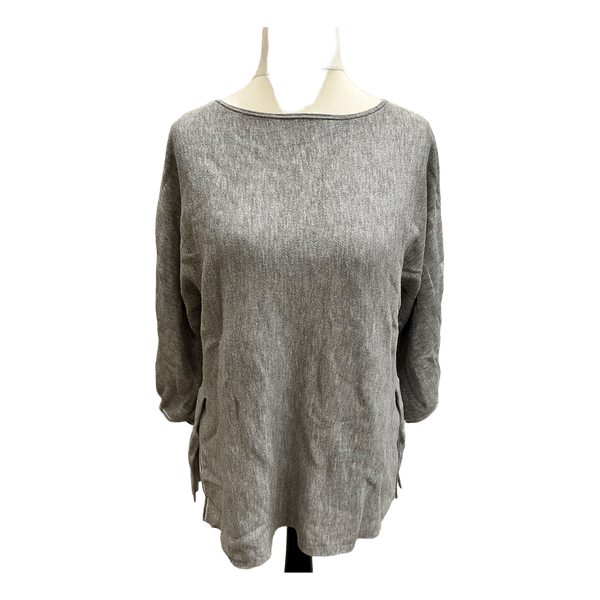 Grauer s.Oliver Feinstrickpullover